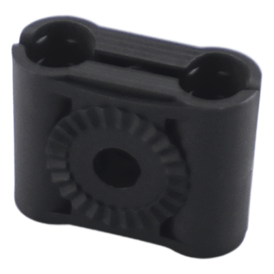 Paquete de 10 Sujetadores Plasticos Para Cable Coaxial de 3/8\"