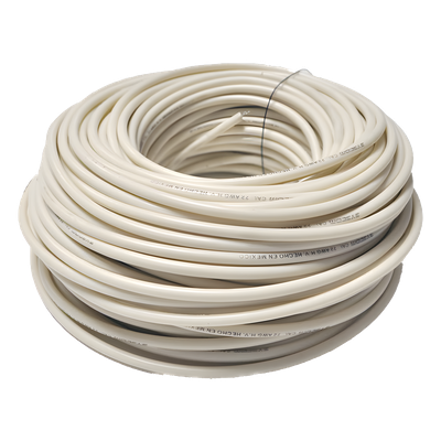 Cable Doble Aislado para Cercas Electrificadas / Bobina 50 m (164 ft) / Calibre 22 / Anti-UV / Multifilar Flexible