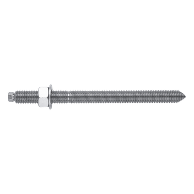 Esparrago químico galvanizado 12 x 160 mm.