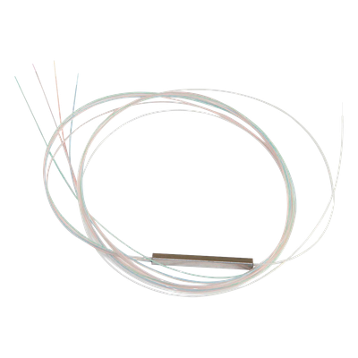 Splitter (Divisor Óptico) Tipo PLC, de 1x4, para Fusión (Sin Conectores)