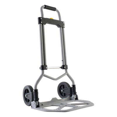 Diablo Plegable / Capacidad 60 kg / Jaladera de Hule Espuma / Botón Despliegue Rápido / Base Acero Antiderrapante / Llanta Hule Duradera / Transporte Compacto