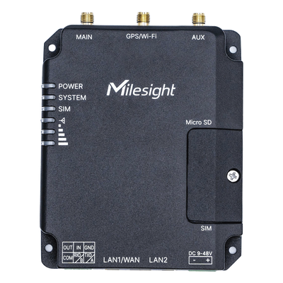 Router Industrial 4G LTE / WiFi 802.11b/g/n / Doble SIM / 2 Puertos Fast Ethernet / RS232+RS485 / -40°C a 70°C