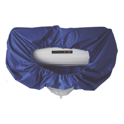 Cubierta Protectora para Aire Acondicionado Exterior / Material PU Impermeable / Circunferencia 3.2 m (10.5 ft) / Drenaje Externo / Correa Elástica de Seguridad / Peso 0.57 kg