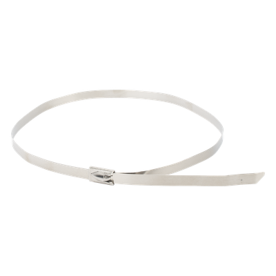 Corbata o Cincho de Acero Inoxidable 4.6 x 360mm (10 piezas)