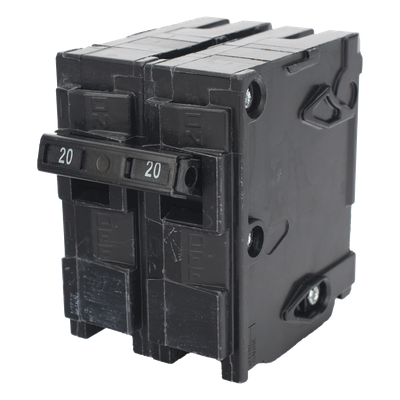 Interruptor automático enchufable tipo QP 2 polos, 20 amp
