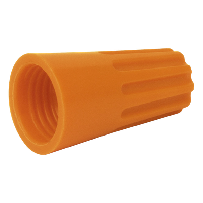 Capuchón roscable / 12 AWG / Naranja / Paquete de 25 piezas.
