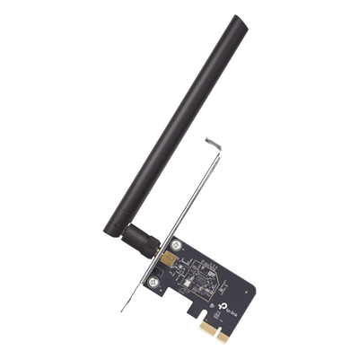 Adaptador PCI inalámbrico doble banda AC 600 Mbps / Antena de alta ganancia / Tecnología MU-MUMO / Seguridad WPA3 / Soporte de perfil bajo y Altura completa