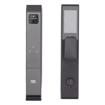Cerradura Autónoma Inteligente / Autenticación Biométrica de Rostro y Palma / Teclado PIN / Control por APP Tuya / Batería Recargable