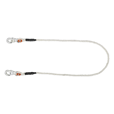 Cables de Protección con Cuerda de Polipropileno de 9/16'' Seguro Doble.