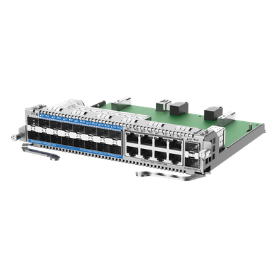 e-Lighten Tarjeta Modular para OLT modelo RG-NBF6002M, 16 puertos PON/SFP 1G, 8 puertos Ethernet de 1G y 2 puertos SFP+ 10G
