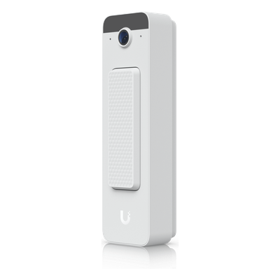 UVC Doorbell Lite – Videoportero Compacto 5 MP PoE con Visión Nocturna IR, Audio Bidireccional y Diseño Resistente al Clima, Color Blanco