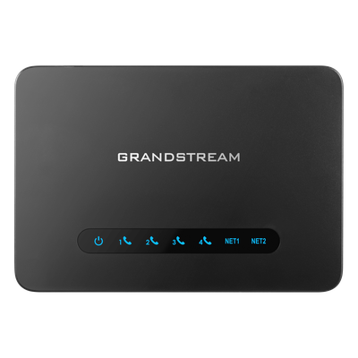 Gateway VoIP con Router NAT / 4 Puertos FXS (Conectar Teléfono Análogo) / Router NAT Gigabit Integrado / Cifrado AES Reforzado / Aprovisionamiento Automático / Soporta SIP y Fax T.38