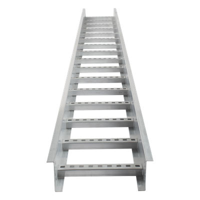 Escalera de Aluminio Portacables / Perfil Z / Peralte 3 1/4\" /Paso 9\" / Ancho 6\" / 3.66 metros / Capacidad Máx. 137 Cables / Incluye Cople Union y Tornillería