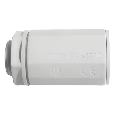 Conector de tubería rígida a caja (Racor), PVC Auto-extinguible, de 20 mm