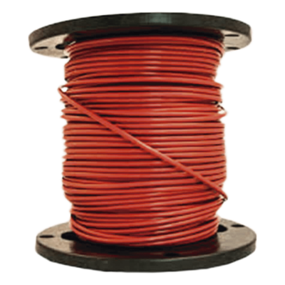 Carrete de 500 metros / Cable fotovoltaico / Rojo / Recubrimiento XLPE / 6mm² / 10 AWG / Hasta 1,800 Vcc