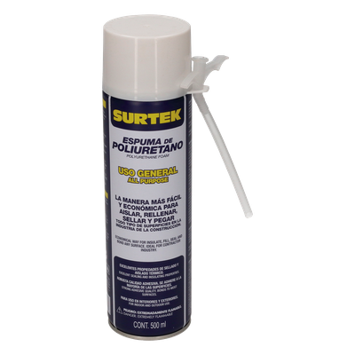 Espuma de Poliuretano / Capacidad 500 ml.