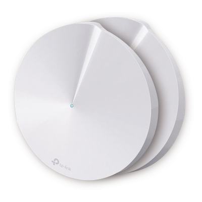 Kit 2 Routers Inalámbricos MESH Interior para Hogar / Doble Banda Wi-Fi 5 AC1300 Mbps / 2 Puerto Gigabit WAN/LAN / 4 Antenas Internas / Administración Mediante la App Deco (iOS, Android) / Protecci