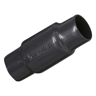 Cople de Aluminio con Recubrimiento Exterior de Pvc e Interior de Uretano Purpura para Conduit de 3/4\" (19 mm).