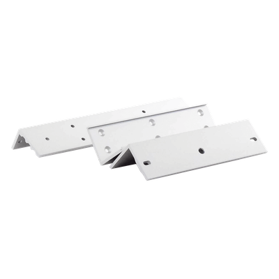 Kit de montajes Z y L para Cerradura Magnética HIKVISION / Compatible con DS-K4H255S / Uso en Puerta de Madera y Metal