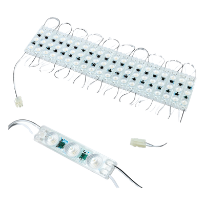Cadena con 20 Módulos LED Individuales / Resistente a Intemperie / 4500 Lúmenes / 110V / Luz Cálida 2 700 K / Conectados en Serie / No Requiere Transformador.