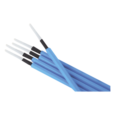 Hisopos para Limpieza de Puertos de Fibra Óptica 1.25 mm (0.05 Pulgadas) para Adaptadores LC y MU, 100 Piezas