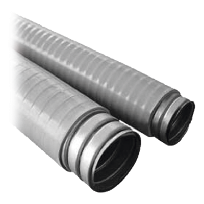 Tubo Flexible tipo Liquidtight de 1/2\" (13 mm). Acero + PVC. Rollo de 50 Metros.