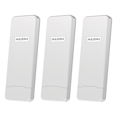 Kit WiFi Hotspot Comunitario / Cobertura 800 m (2,625 ft) / 128 Usuarios por AP / 300 Mbps / MIMO 2x2 / 29 dBm