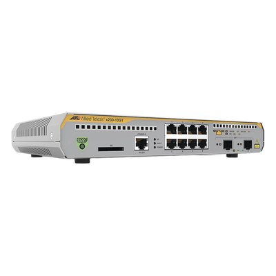 Switch Administrable Capa 3, 8 puertos 10/100/1000 Mbps + 2 puertos SFP Gigabit