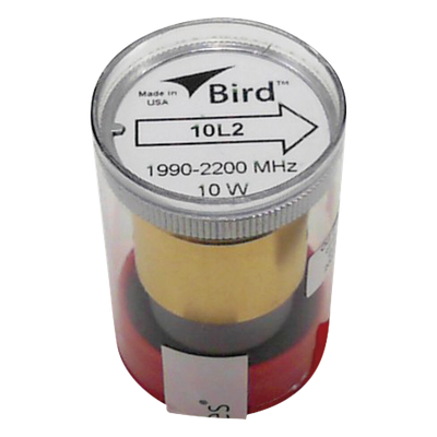 Elemento de 10 Watt en linea 7/8\" para Wattmetro BIRD 43 en Rango de Frecuencia de 1990-2200 MHz.