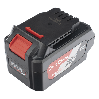 Batería de Litio 20V 6.0Ah / Indicador LED de Carga / Carcasa Reforzada / Compatible con Herramientas DONGCHENG 20V