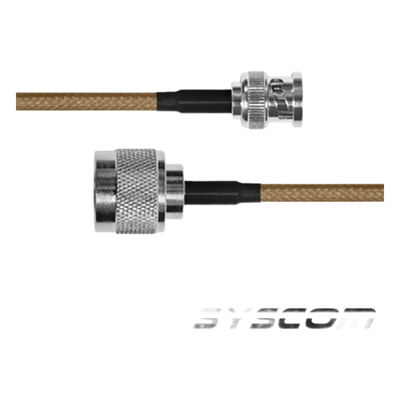 Jumper con Cable LP142 de 60 cm (23.62 Pulgadas), con Conectores BNC Macho a N Macho.