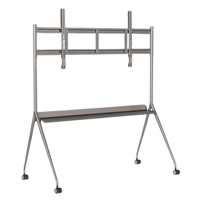 Montaje de Piso Móvil para Pantallas de 75 y 86\" / Compatible con VESA / Incluye Soporte para Pantalla
