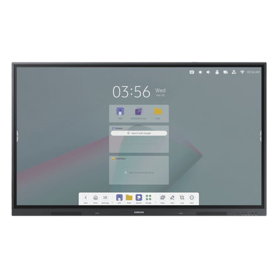 Pantalla Interactiva 86\" / Resolución 4K UHD (3840x2160) / Táctil IR 40 Puntos / Brillo 400 nits / Android 13 / WiFi y Bluetooth / Compatible VESA 800x600