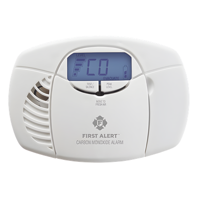 Alarma de monóxido de carbono (CO) operada por baterías con display digital