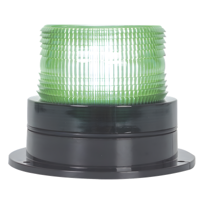 Burbuja Brillante de Larga Vida Útil, con 8 LEDs Color Verde, Domo Verde, 12Vcd