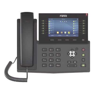Teléfono IP empresarial para 20 lineas SIP, Bluetooth integrado para diademas, PoE y hasta 60 botones DSS con doble puerto Gigabit, soporta recepción de video