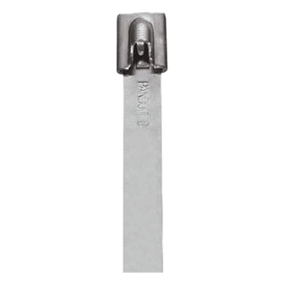 Cincho de Acero Inoxidable 304 / 201 mm (7.9 in) x 6.6 mm / Tensión 556 N / Interior y Exterior / UL 62275 / Paquete 100 pz
