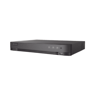 DVR 16 Canales TURBOHD + 8 Canales IP / 5 Megapixel Lite - 3K Lite / Salida Independiente HDMI - VGA / Audio de Dos Vías por Coaxitron / Reconocimiento Facial / ACUSENSE (Evista falsas alarmas) / 1