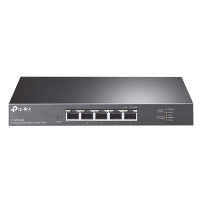 Switch Gigabit no administrable de 5 puertos 100 Mbps/ 1 Gbps/ 2.5 Gbps ideal para WiFi 6