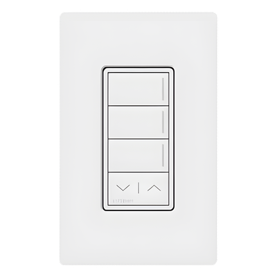 Teclado inalámbrico Sunnata RF de 3 botones con subir/bajar para escenas de iluminación, sistema RadioRA 3