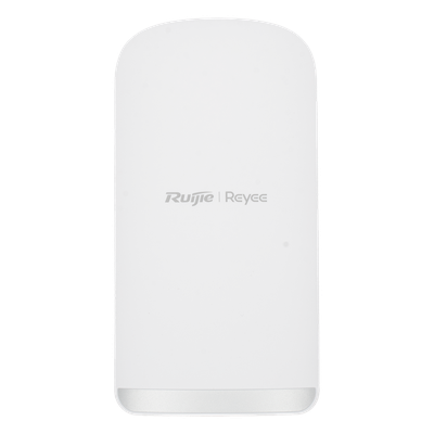 CPE Puente Inalámbrico Punto a Punto / Wi-Fi 5 802.11ac Wave2 867 Mbps / Antena 13 dBi MIMO 2x2 / 2 Puertos PoE Out 802.3AF / Enlace 3 km (1.86 mi) / IP55 Exterior / Ruijie Reyee