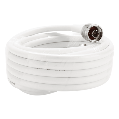 Jumper Coaxial con Cable Epcom295 | Conector N Macho en los Extremos | 12 Metros de Longitud.