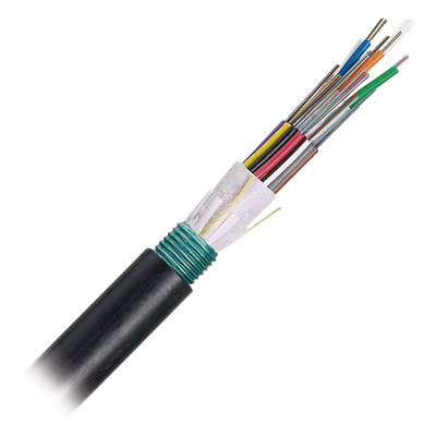 Cable de Fibra Óptica de 6 Hilos, OSP (Planta Externa), Armada, 250um, Monomodo OS2, Precio Por Metro