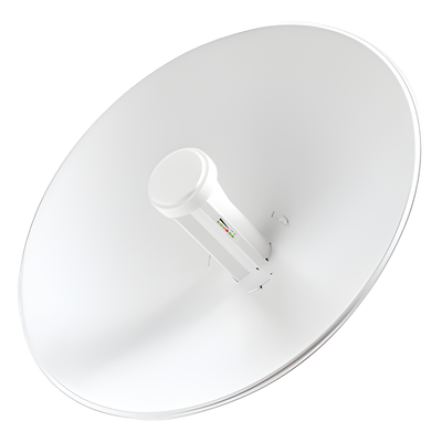 PowerBeam airMAX M5, hasta 150 Mbps, frecuencia 5 GHz (5170-5875 MHz) con antena tipo plato de 22 dBi