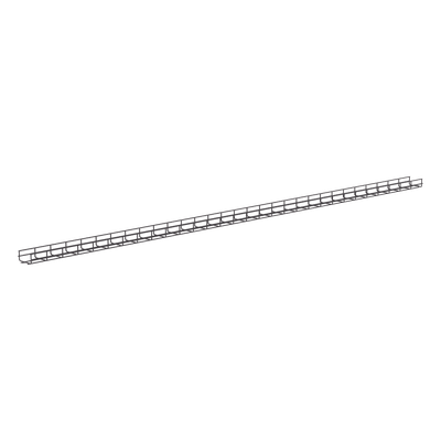 Charola Wire Basket de 12 in (304 mm) de Ancho, 2 in (50 mm) de Alto, 3 m de Largo, Hasta 209 Cables Cat6, Color Negro