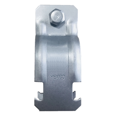 Abrazadera Unicanal para Conduit Cédula 40 de 1 1/2\" (38 mm).