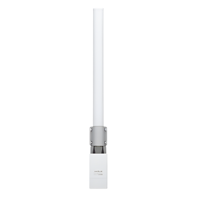 Antena omnidireccional, potente cobertura de 360°, doble polaridad MIMO 2x2, frecuencia 5 GHz (5.45-5.85 GHz) de 10 dBi