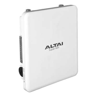 Punto de Acceso Mesh Para Exterior WiFi 6 / Tri-Radio / 4.177 Gbps / 2 Antenas Sectoriales en 2.4 y 5 GHz Integradas / 1 Radio en 5 GHz Conectorizado con 2 Conectores N Hembra/ IP67 / Compatible co