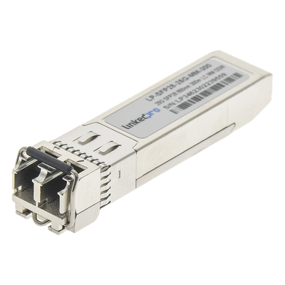 Transceptor Óptico SFP28 (Mini-Gbic) / Multimodo 850 nm / 25 Gbps / 25GBASE-SR / Conectores LC/UPC Dúplex / DDM / Hasta 300 m