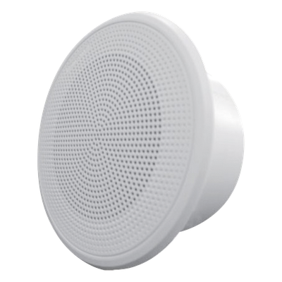Detector de ruido ambiental para control automático de volumen en sistema de megafonía y voceo, montaje empotrado en techo